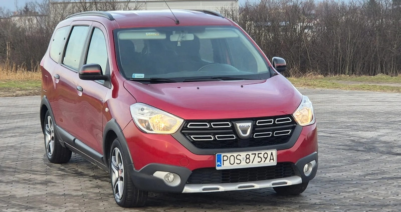 Dacia Lodgy cena 46400 przebieg: 144000, rok produkcji 2019 z Grodzisk Mazowiecki małe 172